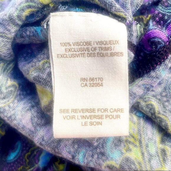 Free People Paisley Tie Racerback Tank - Picture 7 of 8